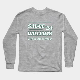 NY Jets Sauce Gardner Q Williams 2024 Long Sleeve T-Shirt